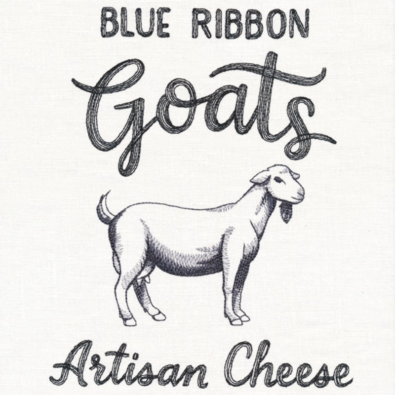 County Fair Sign – Blue Ribbon Goats