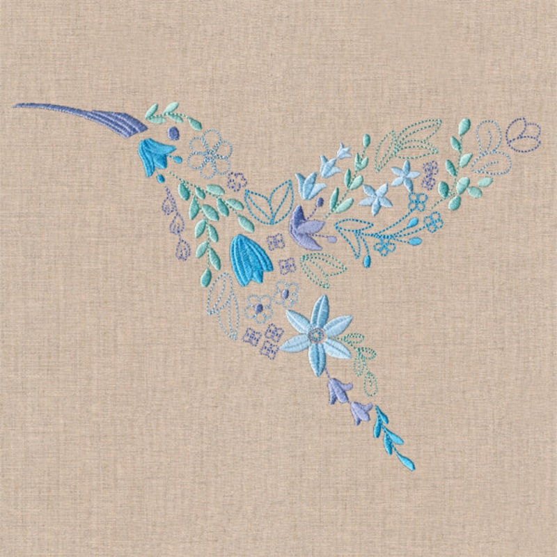 Delicate Wildflower Hummingbird