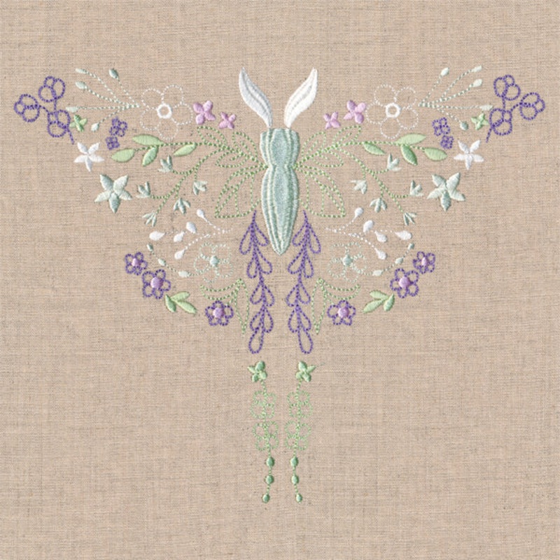 Delicate Wildflower Luna Moth|6.86″ x 8.33″ / 174.18mm x 211.68mm|5.86″ x 7.12″ / 148.78mm x 180.82mm|4.86″ x 5.9″ / 123.38mm x 149.9mm|All Sizes