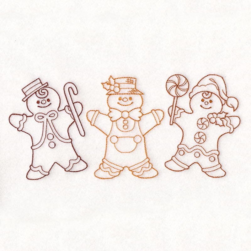 Storybook Christmas Characters – Gingerbread Men