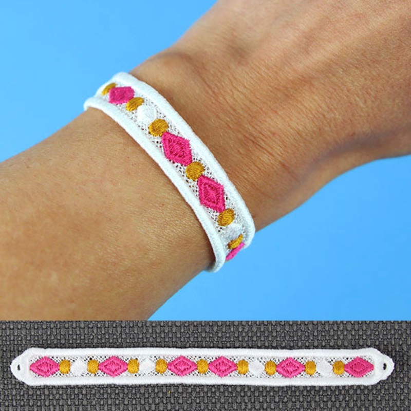 Words of Wisdom Bracelet – Gems & Diamonds (Lace)