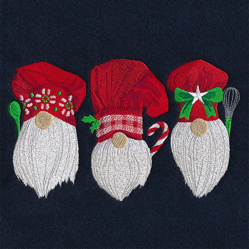 Baking Gnomes Christmas Trio|6.85″ x 10.99″ / 173.94mm x 279.19mm|5.87″ x 9.4″ / 149.17mm x 238.82mm|4.88″ x 7.8″ / 123.87mm x 198.08mm|4.29″ x 6.85″ / 108.95mm x 174.07mm|All Sizes