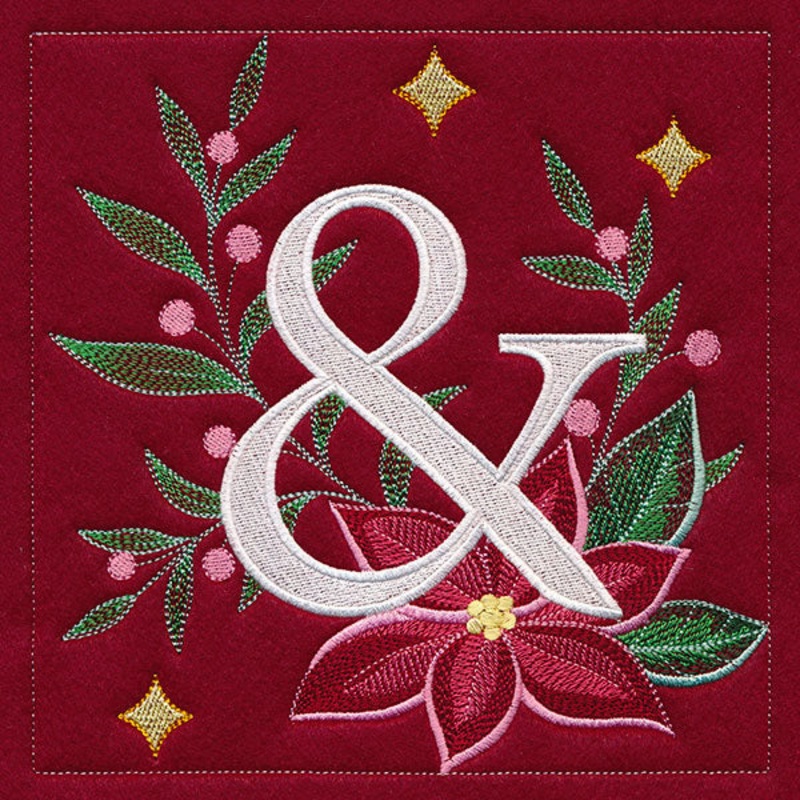 Christmas Merry & Bright Ampersand