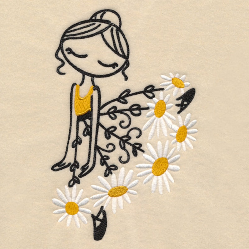 Daisy Ballerina|7.79″ x 5.08″ / 197.78mm x 128.99mm|6.85″ x 4.47″ / 173.91mm x 113.46mm|3.85″ x 2.51″ / 97.74mm x 63.87mm|All Sizes