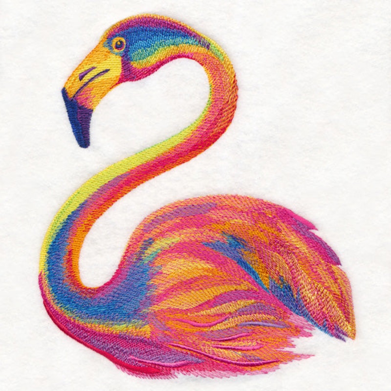 Dreamy Flamingo in Watercolor|7.8″ x 6.9″ / 198.21mm x 175.33mm|6.61″ x 5.85″ / 167.81mm x 148.69mm|5.48″ x 4.85″ / 139.13mm x 123.31mm|All Sizes