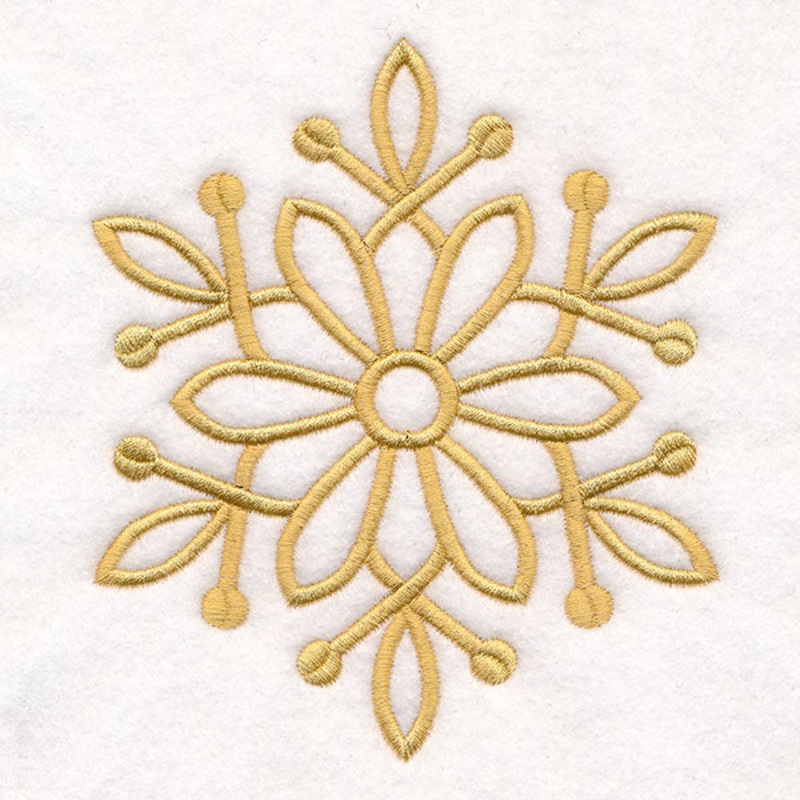 Elegance in Winter Snowflake 1