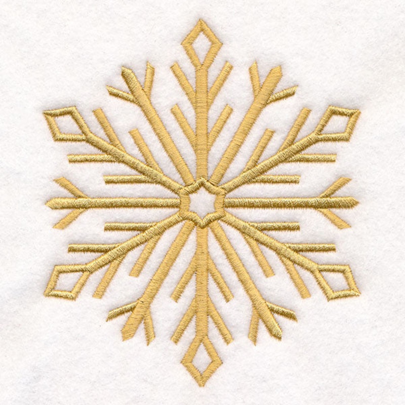 Elegance in Winter Snowflake 6