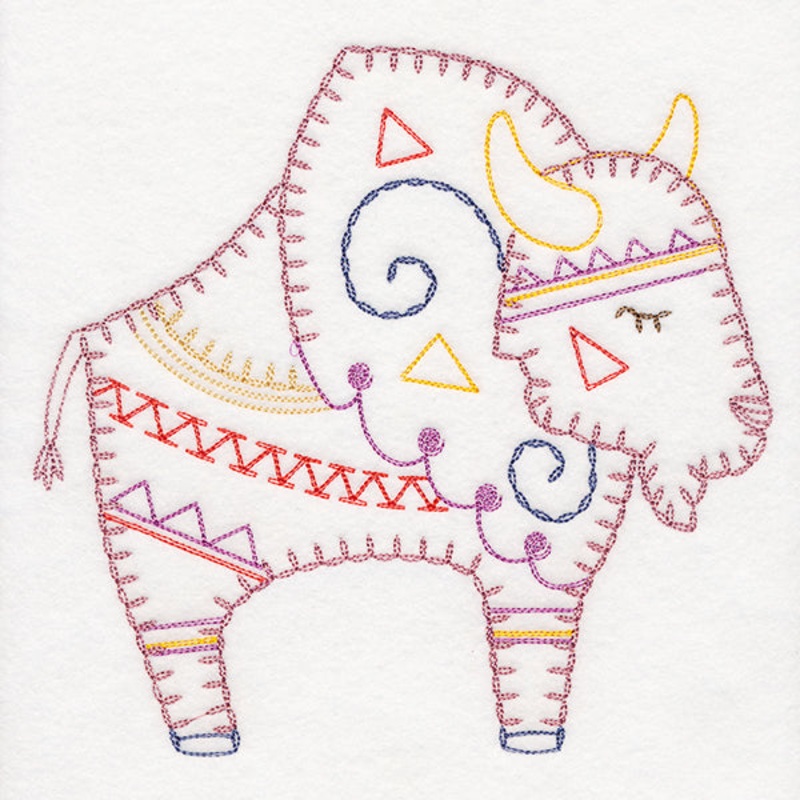 Southwestern Animals – Buffalo (Vintage)