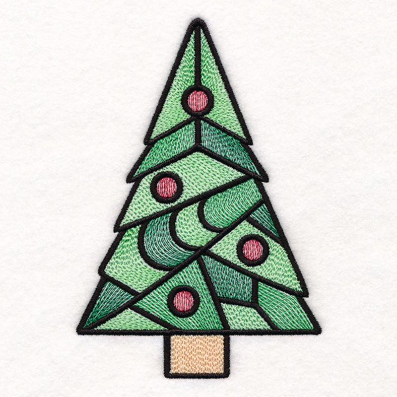 Stained Glass Christmas Accents – Tree
