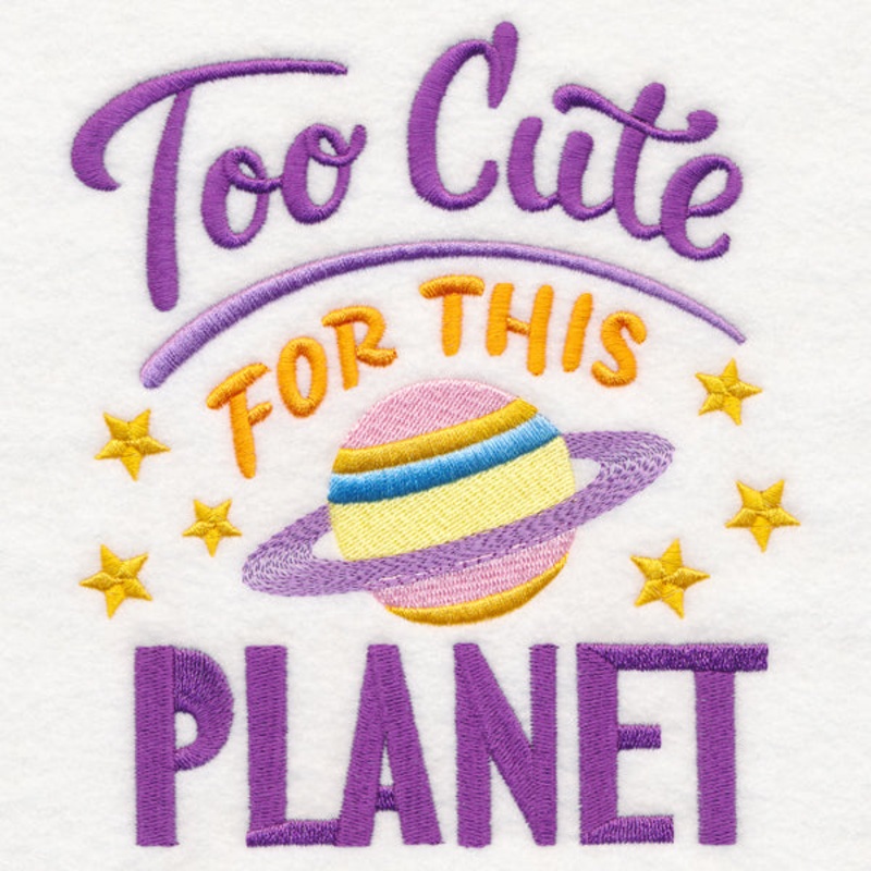 Too Cute for this Planet|6.18″ x 5.51″ / 156.97mm x 139.95mm|5.44″ x 4.85″ / 138.18mm x 123.19mm|3.86″ x 3.44″ / 98.04mm x 87.38mm|All Sizes