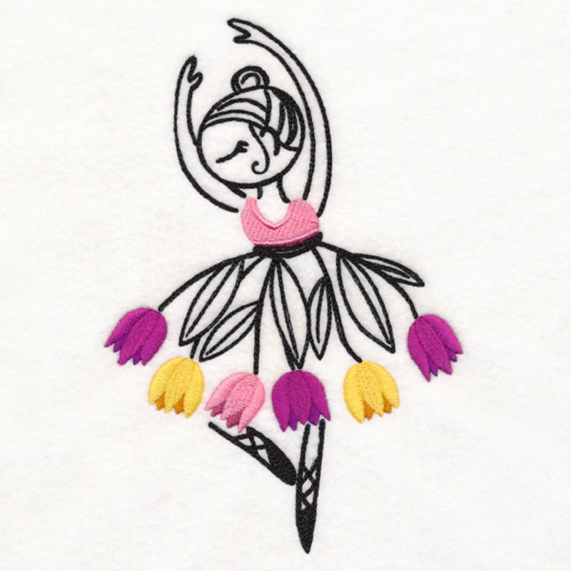 Tulip Ballerina|7.8″ x 5.3″ / 198.12mm x 134.59mm|6.85″ x 4.66″ / 173.99mm x 118.24mm|3.85″ x 2.63″ / 97.79mm x 66.79mm|All Sizes