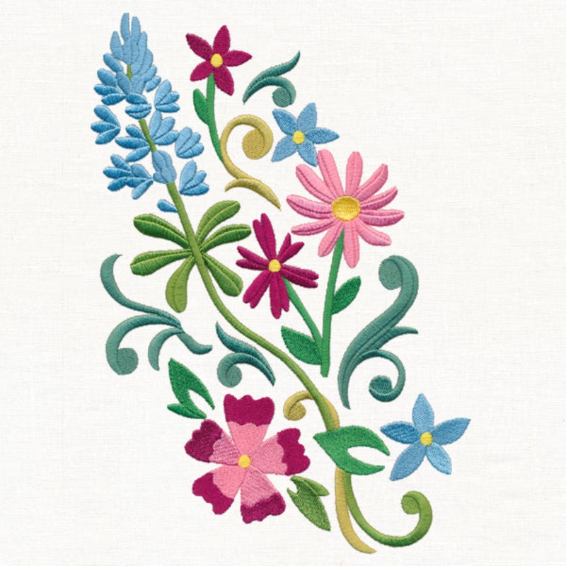 Western Wildflower Spray|9.25″ x 6.9″ / 234.95mm x 175.26mm|7.8″ x 5.82″ / 198.12mm x 147.83mm|6.51″ x 4.85″ / 165.35mm x 123.19mm|All Sizes