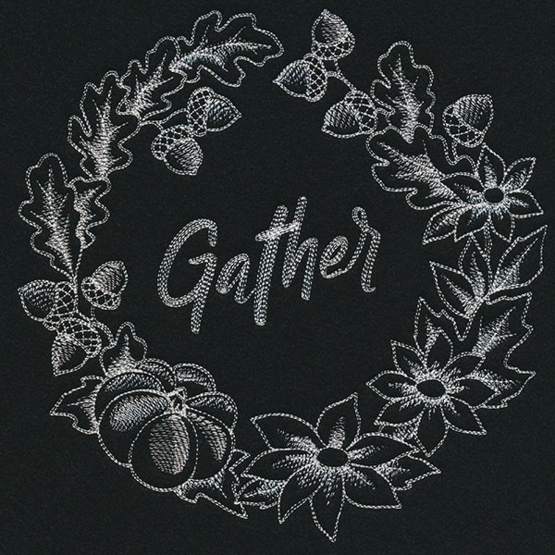 Autumn Wreath – Gather|7.8″ x 7.8″ / 198.12mm x 198.11mm|6.85″ x 6.85″ / 174mm x 173.99mm|5.85″ x 5.85″ / 148.6mm x 148.59mm|4.85″ x 4.85″ / 123.19mm x 123.18mm|All Sizes