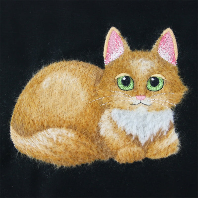 Brushed Kitty (Thick Thread)|4.67″ x 5.84″ / 118.62mm x 148.36mm|3.87″ x 4.83″ / 98.38mm x 122.79mm|3.08″ x 3.83″ / 78.18mm x 97.32mm|All Sizes