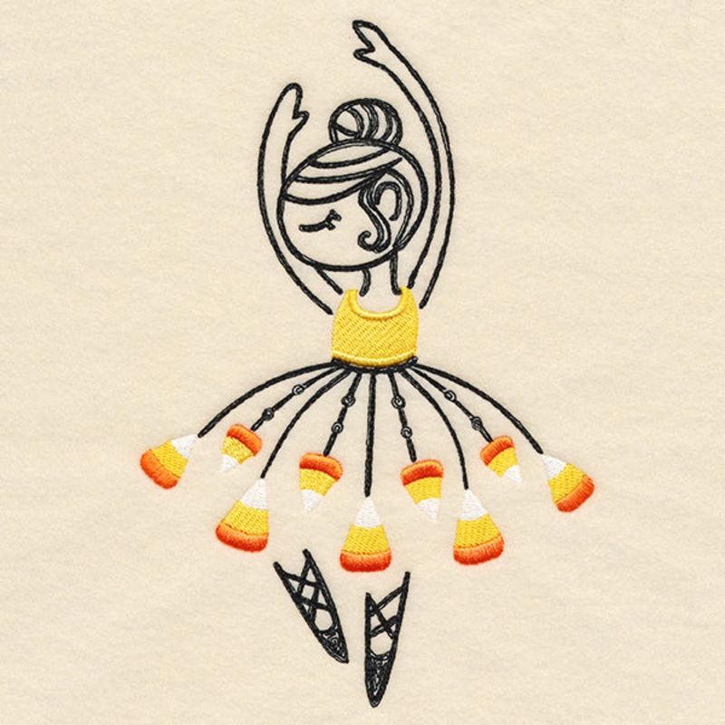 Candy Corn Ballerina|7.8″ x 5.25″ / 198.12mm x 133.35mm|6.85″ x 4.61″ / 173.99mm x 117.09mm|3.85″ x 2.6″ / 97.79mm x 66.04mm|All Sizes