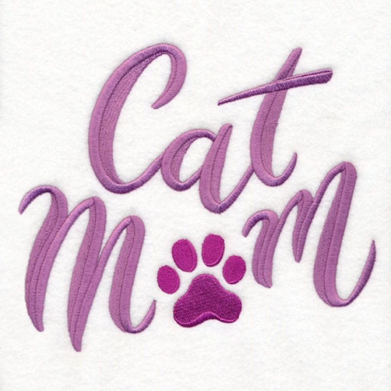Cat Mom|6.62″ x 7.8″ / 168.12mm x 198.12mm|5.84″ x 6.88″ / 148.27mm x 174.73mm|4.84″ x 5.71″ / 122.97mm x 144.92mm|3.29″ x 3.88″ / 83.68mm x 98.62mm|All Sizes
