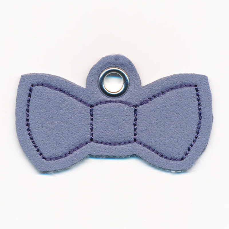 Dapper Bowtie Pet Tag (In-the-Hoop)