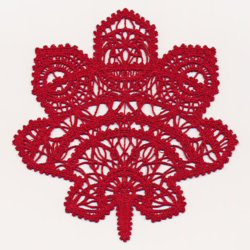 Delicate Maple Leaf (Battenburg)