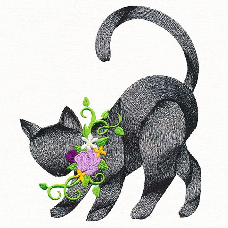 Spooky Chic Halloween Cat|7.8″ x 6.58″ / 198.23mm x 167.04mm|6.94″ x 5.85″ / 176.4mm x 148.54mm|5.75″ x 4.85″ / 146.16mm x 123.13mm|3.85″ x 3.24″ / 97.8mm x 82.4mm|All Sizes