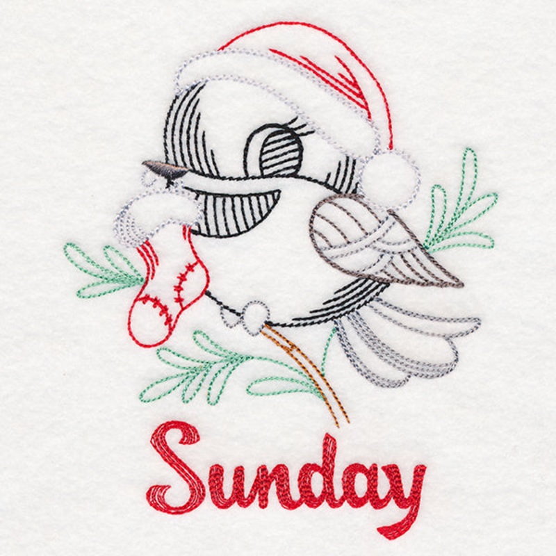 Christmas Chickadee – Sunday (Vintage)
