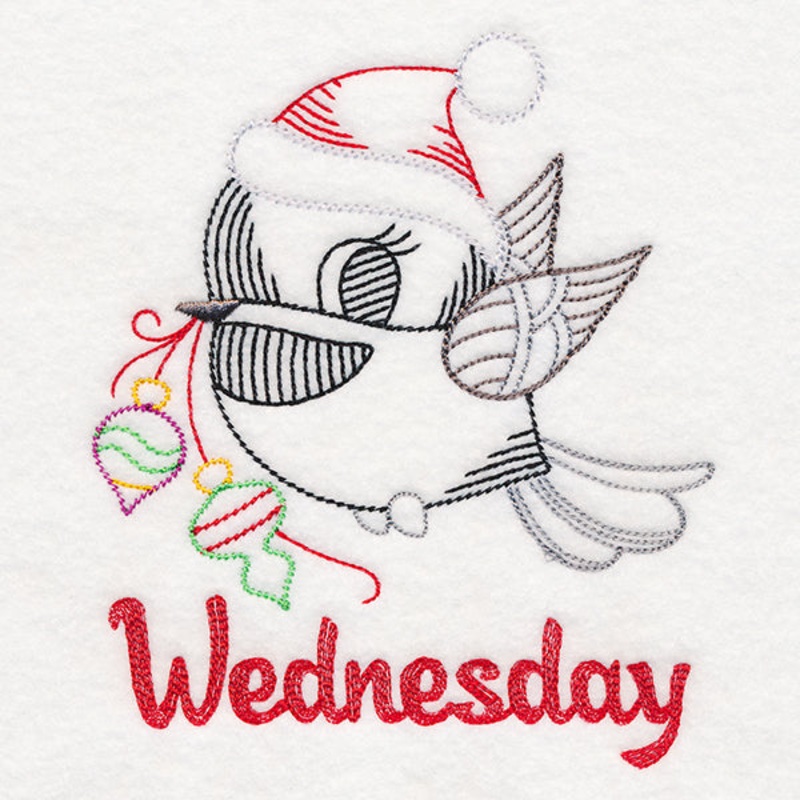 Christmas Chickadee – Wednesday (Vintage)