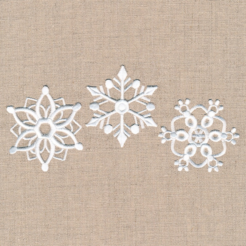 Festive Snowflakes Border (Puff Foam)