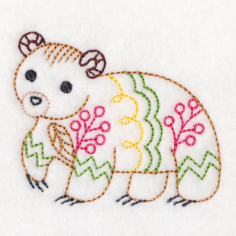 Woodland Charm Accent – Bear (Vintage)