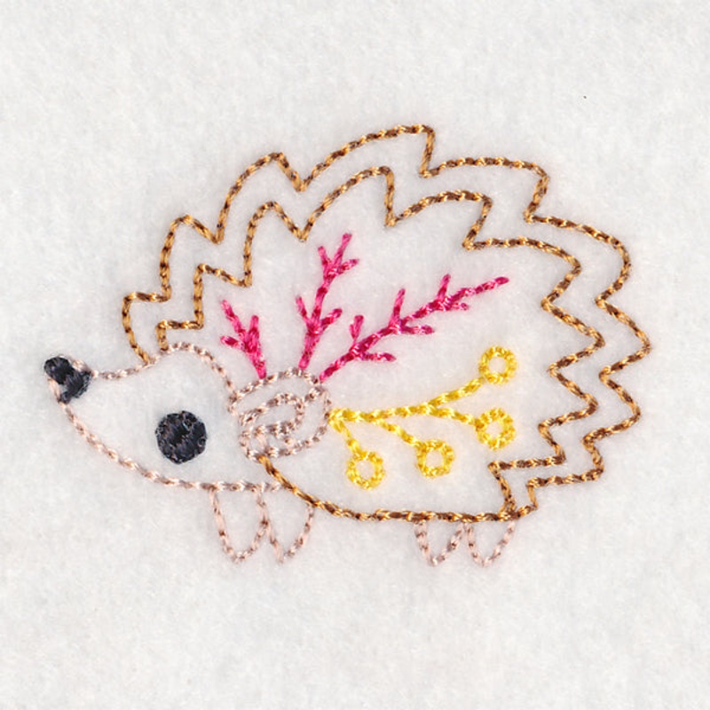 Woodland Charm Accent – Hedgehog (Vintage)