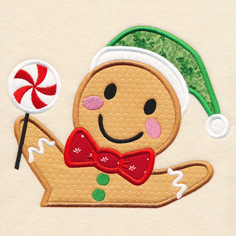 Christmas on the Edge – Gingerbread Man (Applique)