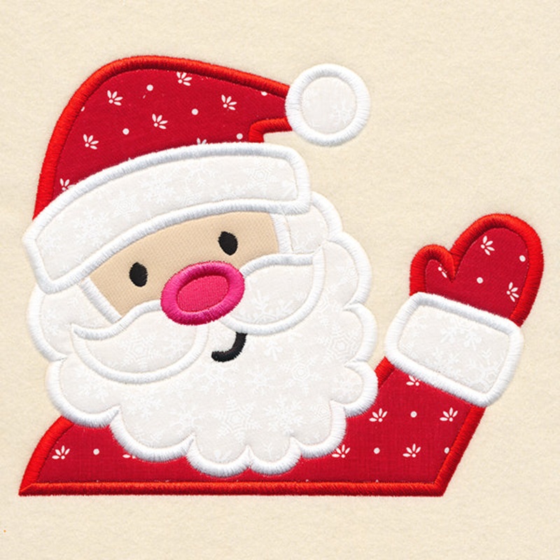 Christmas on the Edge – Santa (Applique)