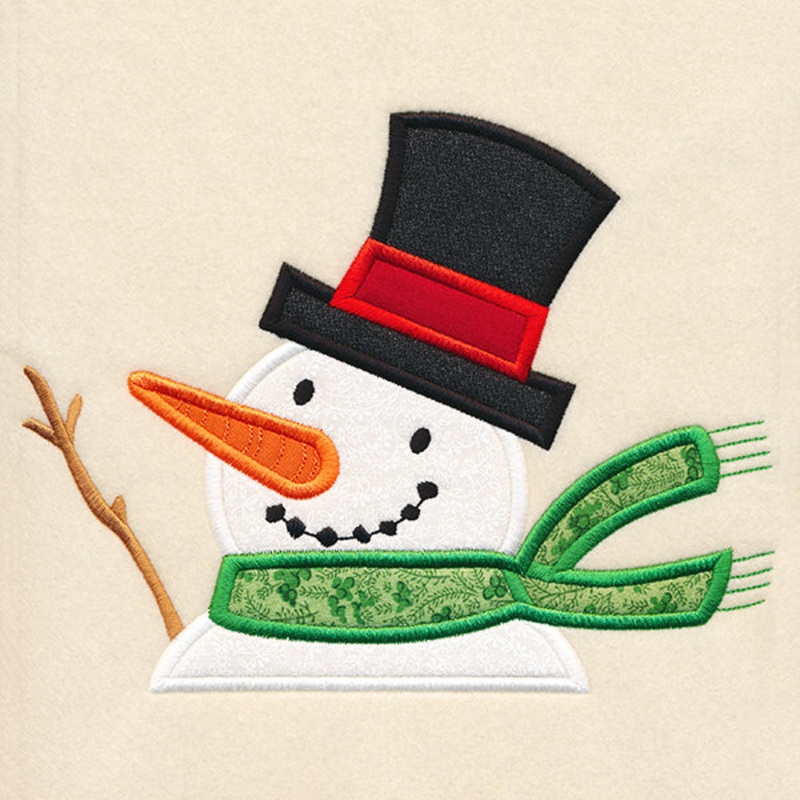 Christmas on the Edge – Snowman (Applique)