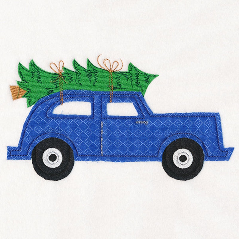 Christmas On-the-Go – Retro Car (Crafty Cut Applique)
