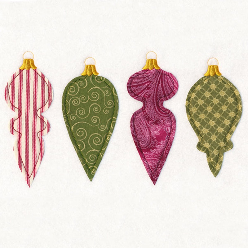 Christmas Ornaments Border (Crafty Cut Applique)