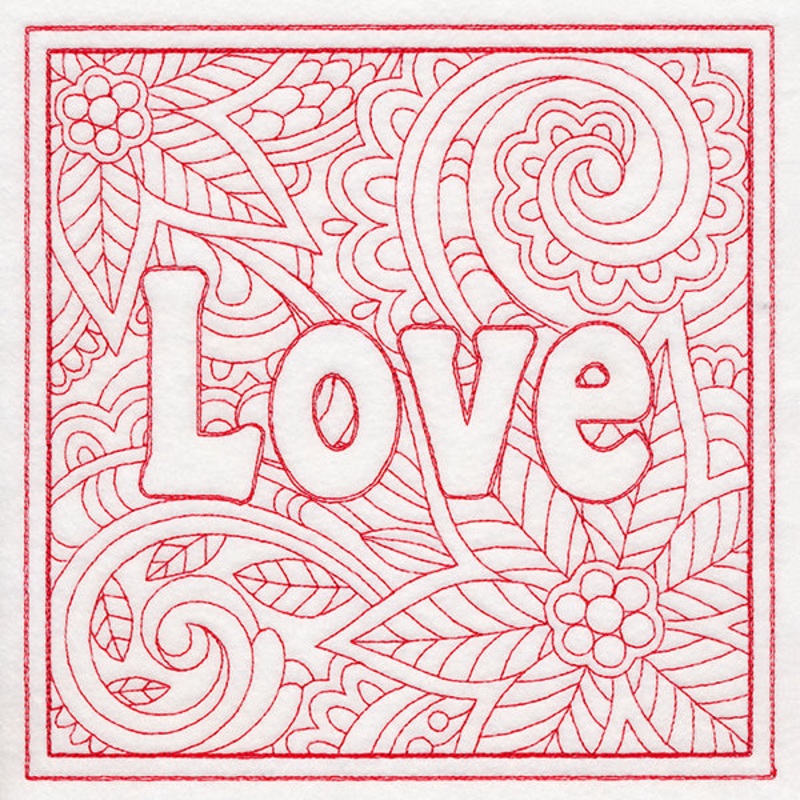 Christmas Spirit Quilting – Love (Double Run)