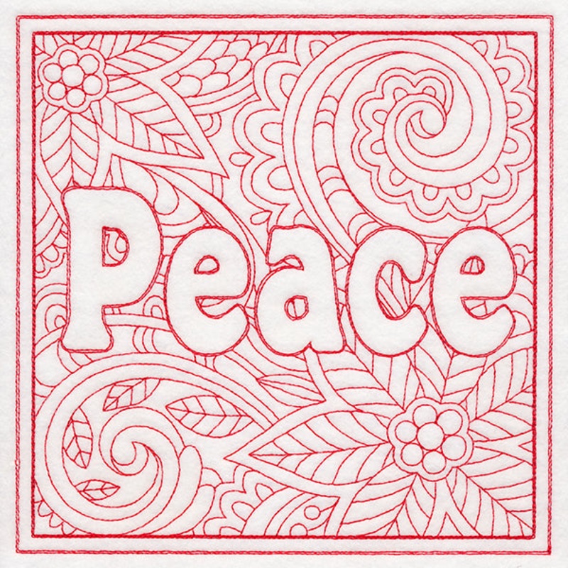 Christmas Spirit Quilting – Peace (Double Run)