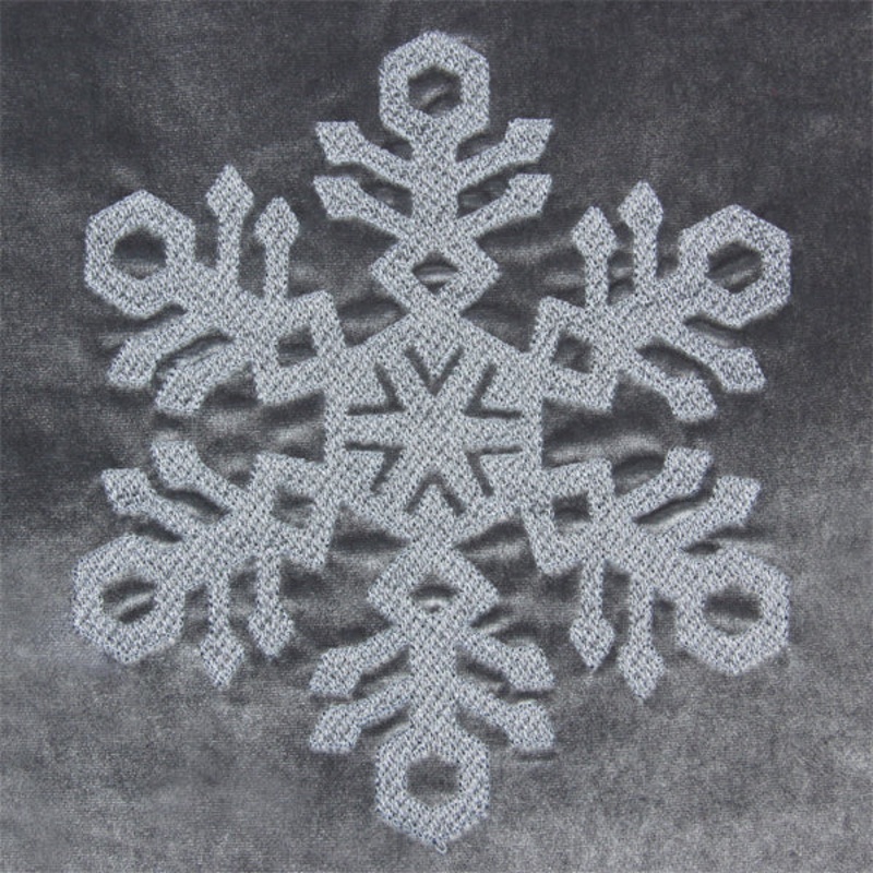 Classic Crystal Snowflake (Embossed)