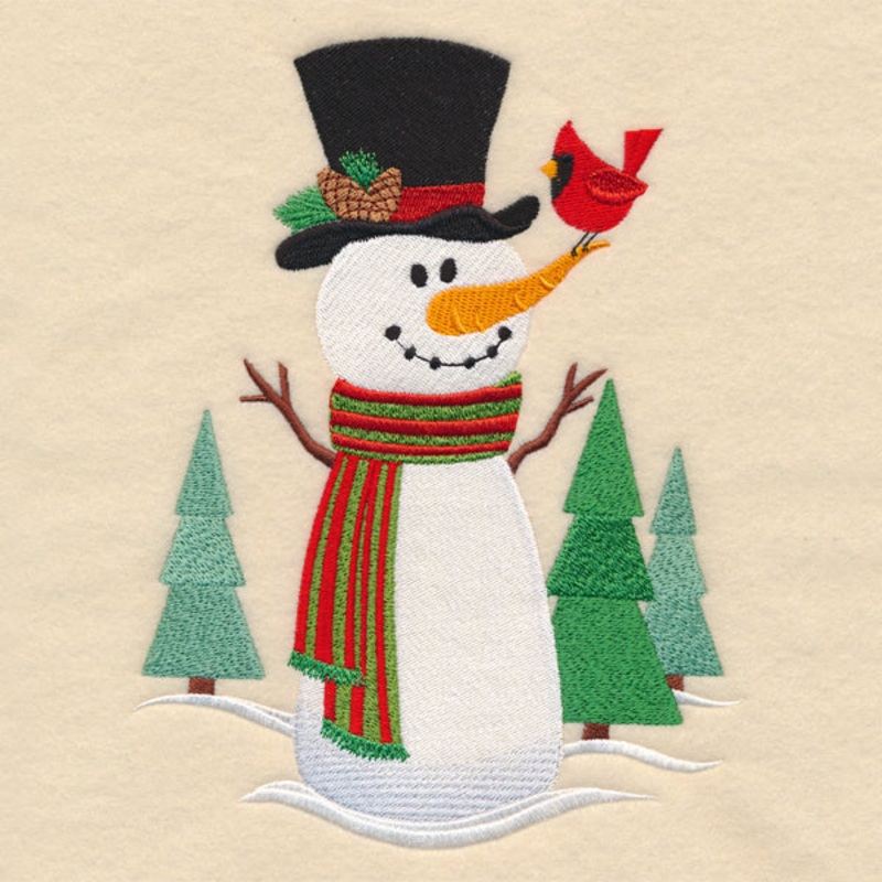 Country Christmas Snowman|7.7″ x 5.85″ / 195.54mm x 148.65mm|6.36″ x 4.84″ / 161.66mm x 122.9mm|3.89″ x 2.96″ / 98.7mm x 75.06mm|All Sizes