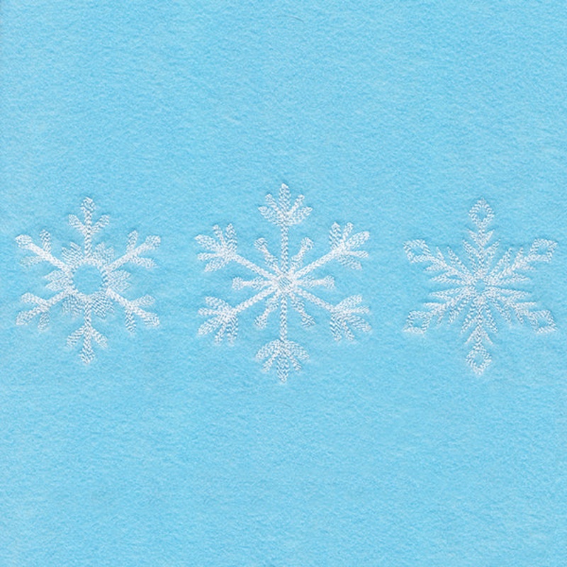 Festive Flurry Snowflakes Trio