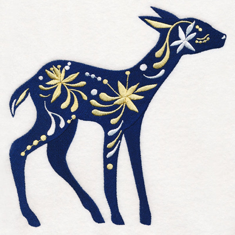 Frosted Blooms Deer|7.81″ x 7.77″ / 198.25mm x 197.35mm|6.89″ x 6.86″ / 174.97mm x 174.19mm|5.88″ x 5.86″ / 149.45mm x 148.83mm|4.89″ x 4.87″ / 124.14mm x 123.64mm|3.86″ x 3.84″ / 97.94mm x 97.55mm|All Sizes