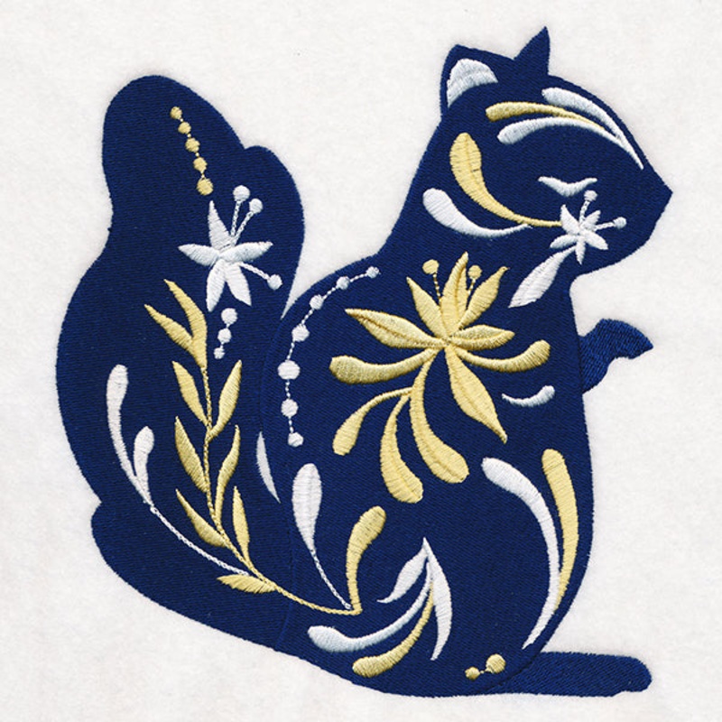 Frosted Blooms Squirrel|7.24″ x 6.86″ / 183.92mm x 174.3mm|6.18″ x 5.86″ / 157.03mm x 148.83mm|5.15″ x 4.89″ / 130.87mm x 124.12mm|3.85″ x 3.65″ / 97.77mm x 92.76mm|All Sizes