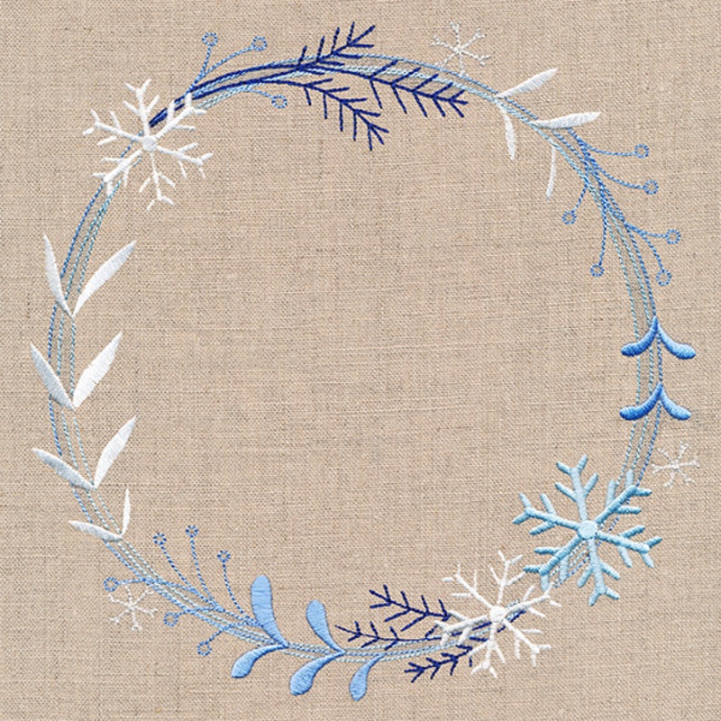 Frosted Winter Wreath|7.8″ x 7.73″ / 198.2mm x 196.35mm|6.85″ x 6.79″ / 174.07mm x 172.41mm|5.85″ x 5.8″ / 148.67mm x 147.25mm|4.85″ x 4.81″ / 123.27mm x 122.08mm|3.85″ x 3.81″ / 97.79mm x 96.88mm|All Sizes