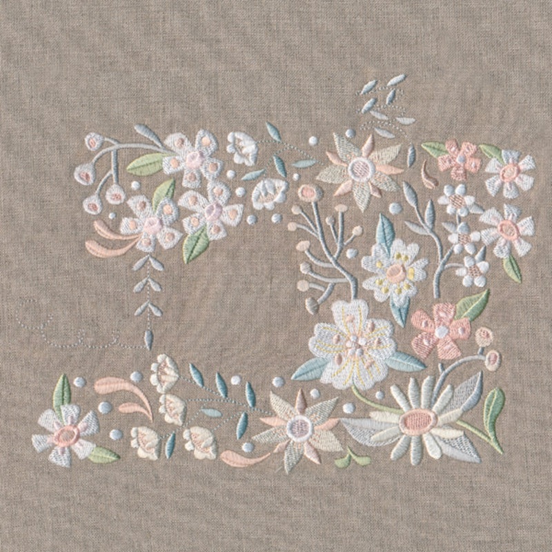 Blooming Sewing Machine|6.85″ x 8.86″ / 173.9mm x 225.05mm|5.85″ x 7.57″ / 148.64mm x 192.31mm|4.85″ x 6.27″ / 123.07mm x 159.19mm|3.03″ x 3.89″ / 77.06mm x 98.7mm|All Sizes