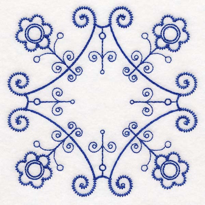 Botanical Blues – Ironwork Flowers