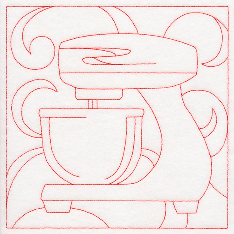 Cozy Kitchen Quilting – Stand Mixer (Double Run)