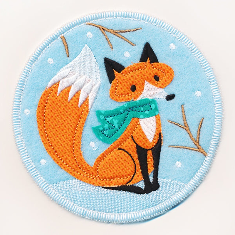 Cozy Winter Coaster – Fox (In-the-Hoop)