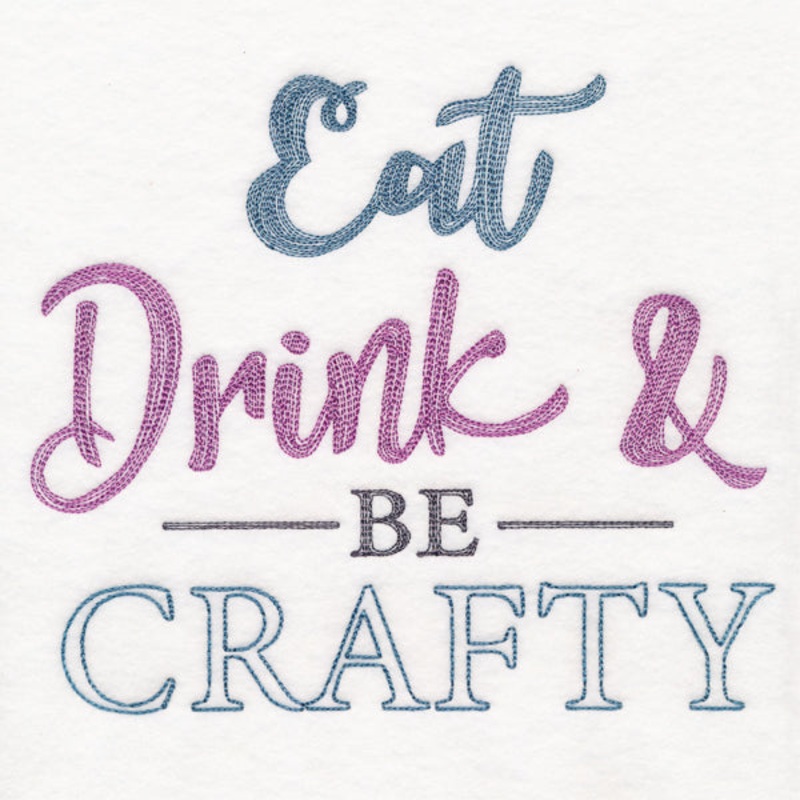 Eat, Drink & Be Crafty|6.72″ x 7.81″ / 170.74mm x 198.3mm|5.86″ x 6.8″ / 148.77mm x 172.79mm|4.86″ x 5.64″ / 123.37mm x 143.28mm|3.32″ x 3.87″ / 84.36mm x 98.37mm|All Sizes