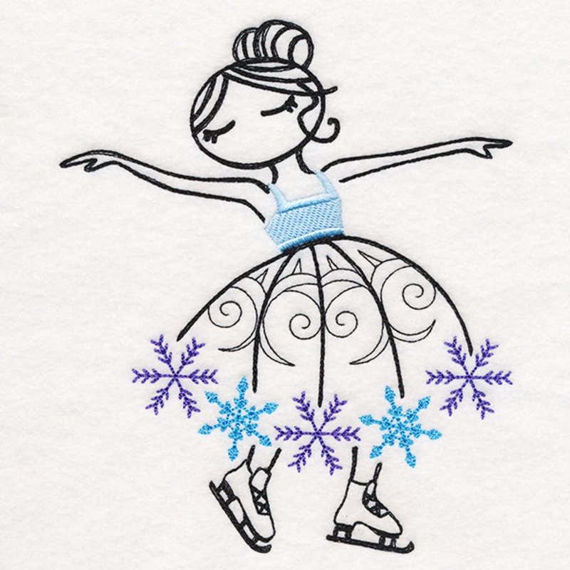 Elegant Skating Ballerina|6.92″ x 5.85″ / 175.87mm x 148.54mm|5.74″ x 4.85″ / 145.83mm x 123.15mm|3.85″ x 3.25″ / 97.77mm x 82.57mm|All Sizes