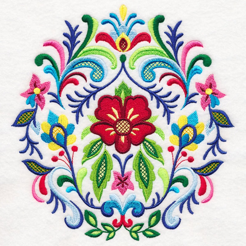 Fanciful Rosemaling Crest|7.24″ x 6.86″ / 183.86mm x 174.3mm|6.18″ x 5.86″ / 157.06mm x 148.9mm|5.12″ x 4.85″ / 130mm x 123.24mm|3.87″ x 3.67″ / 98.35mm x 93.25mm|All Sizes