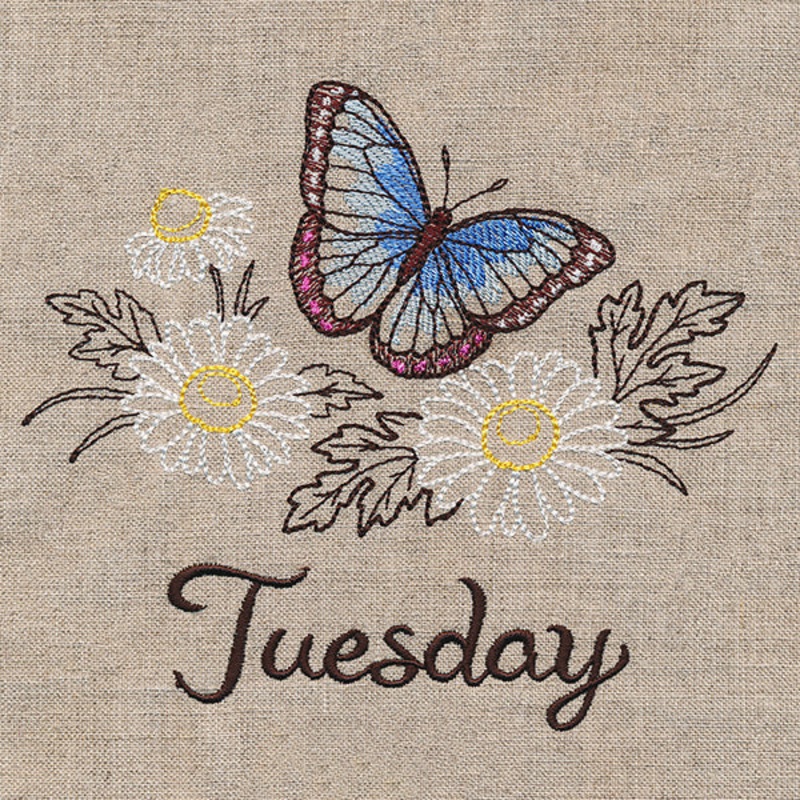 Blessed Tuesday – Blue Morpho & Chamomile