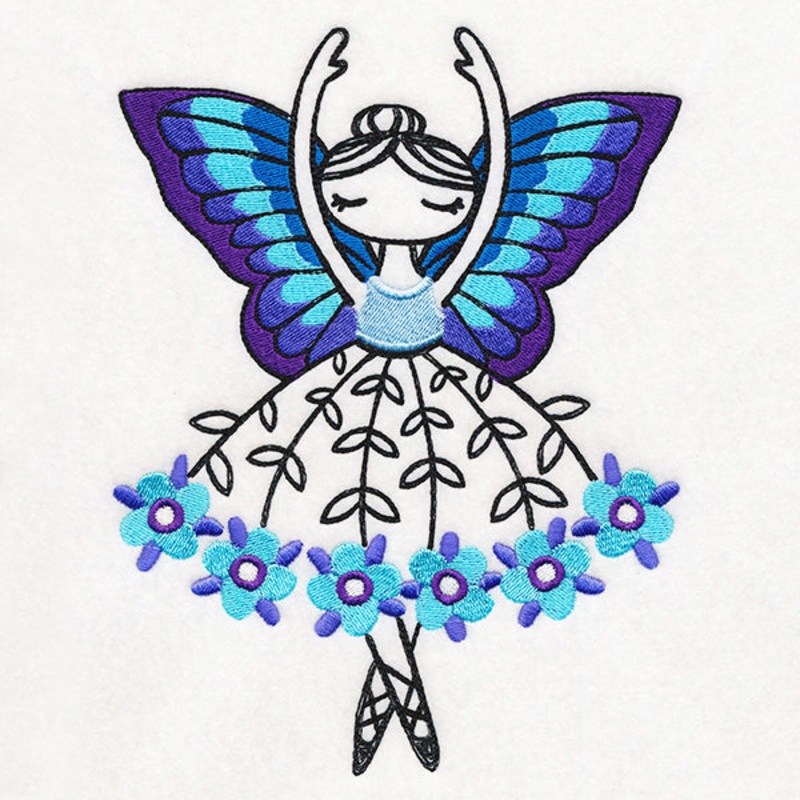 Blue Morpho Butterfly Ballerina